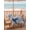 Navy, Indigo, White, variant on Outdoor Tablecloth with Umbrella Hole & Zipper, Blue Coral Coastal Rectangle Tablecloth 60x120 Inch, Summer Nautical Ocean Beach Patio Table Cover Waterproof Table Cloth for Picnic/Party