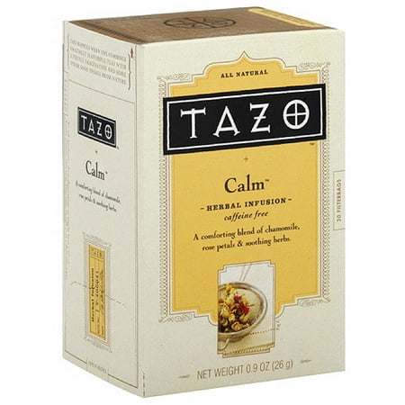 Tazo Calm Herbal Infusion Tea, 20ct  (Pack of 6) (Best Calming Herbal Teas)