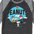 thumbnail image 3 of Snoopy and Friends Skiing - Toddler And Youth Raglan Graphic T-Shirt, 3 of 5