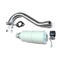 thumbnail image 3 of Center Rear Exhaust With Muffler for: Predator 212cc, GX160, GX200, 3 of 4