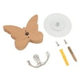 thumbnail image 5 of Butterfly Wall Hooks Wall Mounted ,Wall Hooks Decoration Creative Butterfly Wooden Hook for Hanging Coat/Hat/Key/Towel/Handbag Hooks/Hangers Room Wall Home Decor, 5 of 9