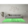 thumbnail image 3 of Ahgly Company Indoor Square Abstract Emerald Green Contemporary Area Rugs, 5' Square, 3 of 4