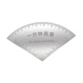 thumbnail image 1 of Regla de diseño de cejas de dibujo rápido, suministros para cejas, reutilización, plantilla profesional de acero inoxidable resistente para dar forma, 1 of 8