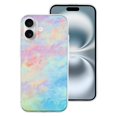 thumbnail image 2 of Funda de TPU Tie Dye para iPhone 16: ultrafina, a prueba de golpes, antiamarilleo, resistente a arañazos, compatible con carga inalámbrica, agarre mejorado, estilo transparente., 2 of 7