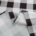 thumbnail image 5 of Checkered Tablecloth Rectangle 60" X 84" Black and White Buffalo Plaid Tablecloth - Oblong Polyester Checkered Gingham Table Cover Reusable Water Resistant for Thanksgiving Christmas Décor, 5 of 6