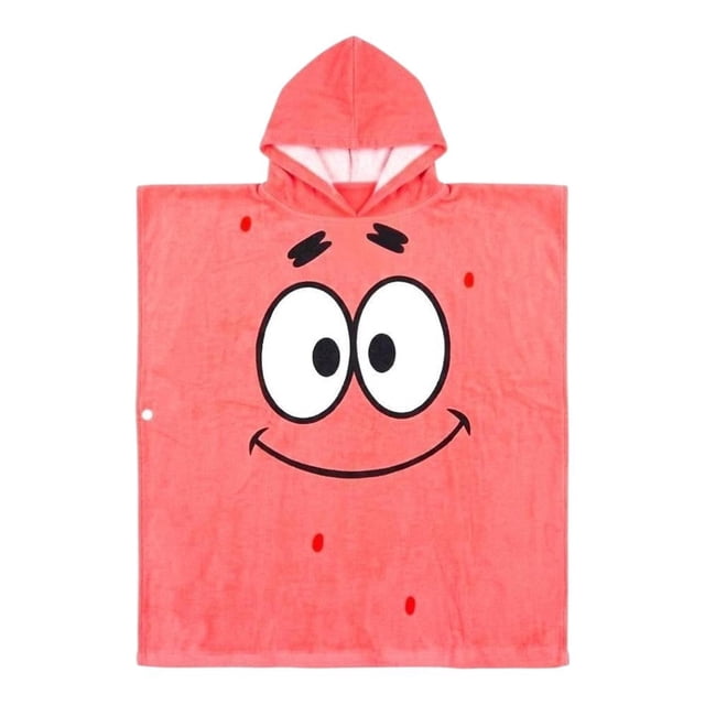 Bata Nickelodeon para Niño con Capucha Diseño Patricio Estrella Rosa