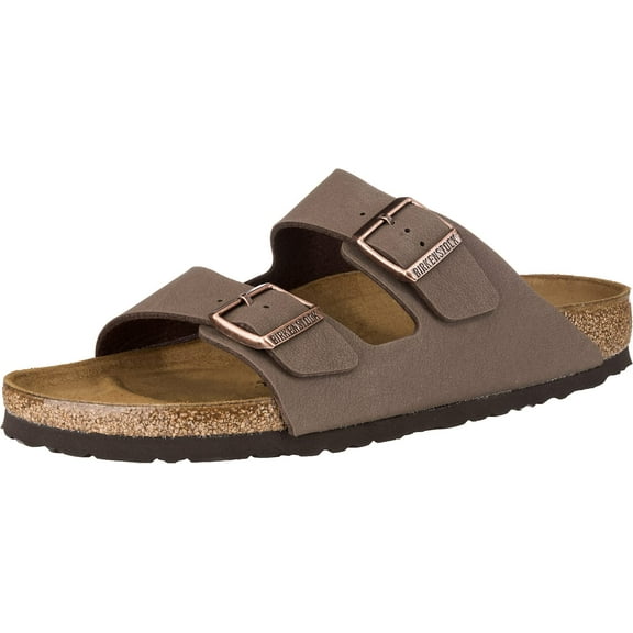 Birkenstock Unisex Arizona Mocca Nubuck Sandals - 6-6.5 2A(N) US Women