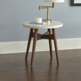 thumbnail image 2 of Serena End Table With Cherry Base and White Silverstone top, 2 of 5