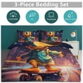 thumbnail image 6 of Duvet Cover Queen Size Q-version Funny Little Yellow Duck 3 Pcs Duvet Cover Set Bedding Sets Queen Soft Breathable, 6 of 6