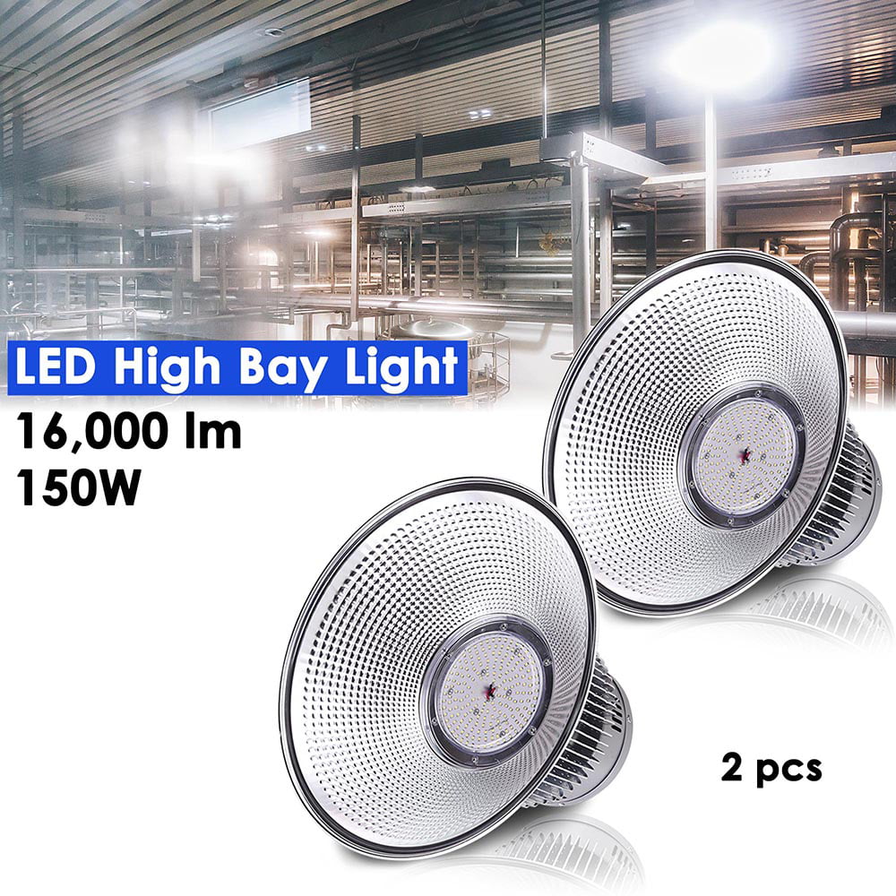 10X 60W E27 Deformable High Bay LED Light Industrial Warehouse Work Mining Lamp 