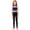 Navy Blue, variant on inlzdz Kids Girls Figure Skating Outfit Sparkle Rhinestone Ice Skating Leggings Set Gym Training Suit Black 12