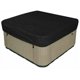 thumbnail image 1 of Protector de spa cuadrado de tela Oxford impermeable para exteriores, cubierta de spa resistente a los rayos UV con alto aislamiento térmico y ajuste ajustable, diseño plegable que ahorra espacio,, 1 of 5