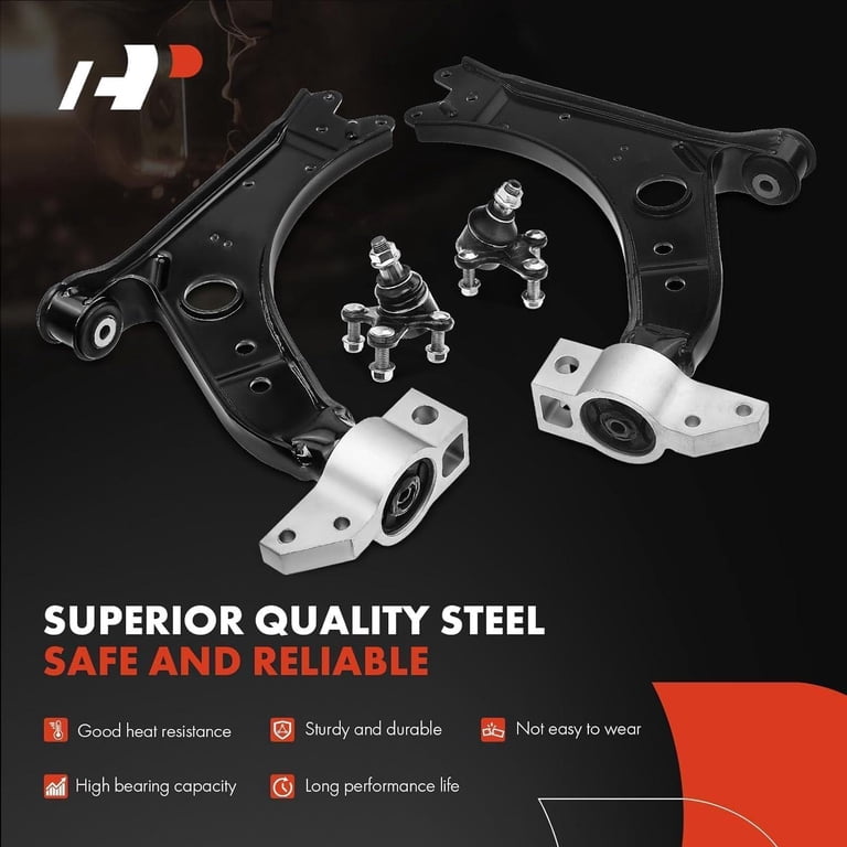 4 Pc Kit Front Lower Control Arm With Bushings And Lower Ball Joints Fits Select 1999 2004 Volkswagen Jetta 1998 2007 Volkswagen New Beetle 4 Pc Kit Front Lower Control Arm With Bushings And Lower Ball Joints Fits Select 1999 2004 Volkswagen Jetta 1998 2007 Volkswagen New Beetle