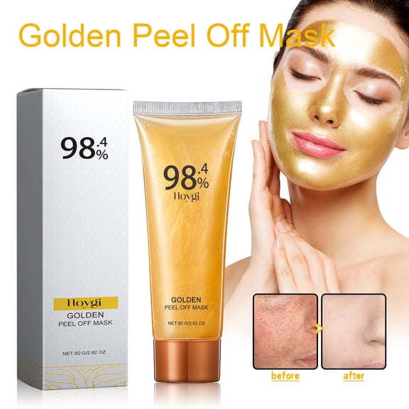 Hoygi Peel-Off Gold Mask Cleanses Facial Blackheads, Reduces Fine Lines And Tights The Skin. It Is A Topical Mask