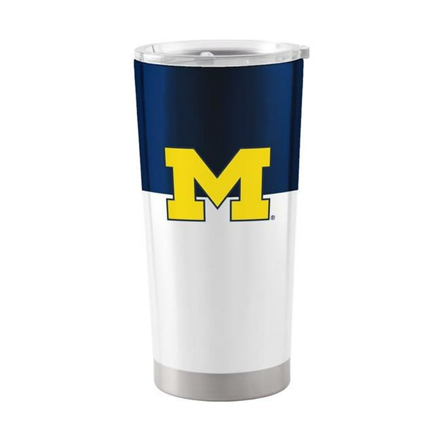 Logo Chair 171-S20T-11 20 oz NCAA Michigan Wolverines Gobelet en Acier Inoxydable Colorblock