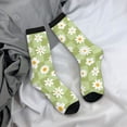 thumbnail image 5 of Bingfone Compression Socks for Women and Men Long Socks for Running Athletic Cycling Nurse- Daisies Flowers, 5 of 6