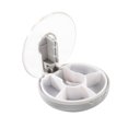 thumbnail image 2 of Injueey Pill Splitter Box Resuable Sellado Tablet Divider Interior Exterior Viaje de negocios Camping Senderismo Organizador Accesorios Gris Type3 NO3, 2 of 6