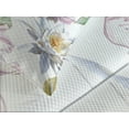 thumbnail image 4 of Ambesonne Floral Quilted Bedspread Set 3 Pcs, Rose Petals Sakura Lily, Queen Size, Fern Green Pale Pink, 4 of 5