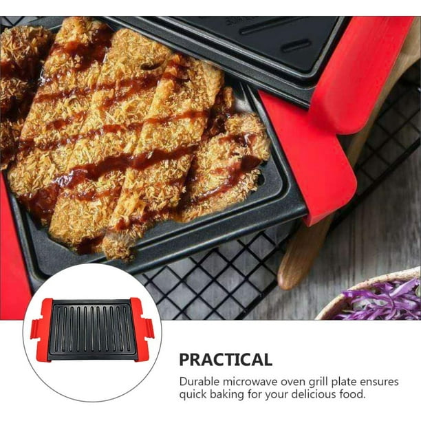 Microwave hot sale grill tray
