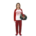 thumbnail image 5 of iHapHap Family Matching Christmas Pajamas Cotton Blend Long Sleeve Plaid PJ Set, 2-3T-Kid, 5 of 6