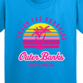thumbnail image 4 of Inktastic Summer Enjoy the Sunshine Outer Banks North Carolina in Pink Youth T-Shirt, 4 of 5