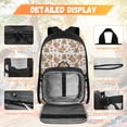 thumbnail image 5 of Pzuqiu Cherry Blossom Capybara Kawaii Backpack School Backpack for Boys Kids 4 piece Backpacks with Lunch Box Pencil Bag Water Bottle Holder Bookbag for Boys 10-12 Middle School, 5 of 7