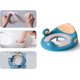 thumbnail image 4 of Asiento de entrenamiento para ir al baño SSuperp con asa de cojín de PU suave respaldo a prueba de salpicaduras azul, 4 of 5