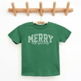 thumbnail image 5 of Merry Christmas Varsity Checkered - Youth Short Sleeve Graphic T-Shirt, 5 of 10