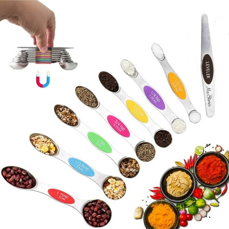 

Naittoop Clearance 2024! Baking Measuring Spoon Stainless Steel Double Head Measuring Spoon Set Of Six Baking Scale Measuring Spoon Magnetic Absorption Seasoning