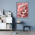 thumbnail image 7 of Diamond Art Kit for Adults, White Serpent Pink Peonies Floral Diamond Painting for Adults Beginners, DIY Diamond Art Painting Kits, 5D Diamond Painting Crafts for Home Decor 12x16 Frameless, 7 of 7
