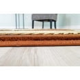 thumbnail image 5 of Glamour Thick Plush Oriental Area Rug Traditional Carpet Floral Medallion Design-206 (5'3"x5'3" Round,Brown), 5 of 24