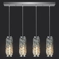 thumbnail image 1 of ZXNYH 3 Light Chrome Pendant Lighting Modern Pendant Light, Mini Crystal Chandeliers,Adjustable Pendant Light Fixture for Kitchen Island Dinning Room Bedroom (Chrome 3-Light), 1 of 8