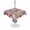Beige, variant on Outdoor Tablecloth with Umbrella Hole for Patio/Picnic/Party/Camping, Purple Pink Floral Waterproof Table Cloth Square Cover Washable, Spring Watercolor Country Flower (54"x 54")