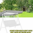 thumbnail image 4 of Waterproof Swing Canopy Garden Chair Tent Porch Top Cover Swing Roof, 4 of 8