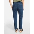 thumbnail image 4 of Time and Tru Women's Mid Rise Boyfriend Jeans, 26" Inseam, Sizes 0-22, 4 of 6