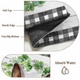 thumbnail image 2 of Easter Kitchen Runner Rug 2.7x5 Washable Runners for Hallway Non Slip Spring Watercolor Bunny Flower Leaf Grey Wood Grain Large Area Rug Indoor Floor Carpet for Bathroom Laundry Entryway Bedroom, 2 of 8