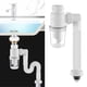 thumbnail image 5 of Tubo de desagüe del fregadero Tubería de desagüe de alcantarillado del fregadero flexible para lavabo del lavabo - 32MM 32 mm SOLEDAD Desagüe del lavabo del fregadero, 5 of 10