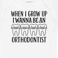 thumbnail image 4 of Inktastic Future Orthodontist Dental Care Gift Boys or Girls Baby Bodysuit, 4 of 5