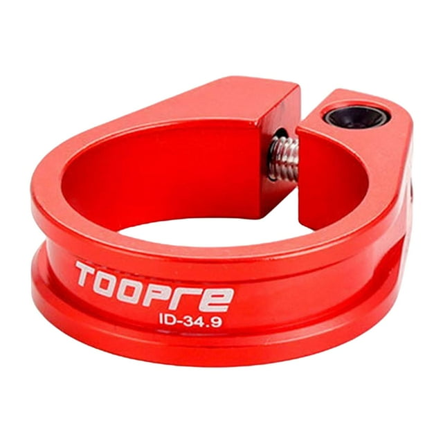 Pince de Fixation pour Adaptateur de Siège de Selle de Vélo pour 34.9mm Rouge