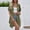 A382 Army Green, variant on Women's Summer Short Sleeve Button Down Shirt Dress Oversized Loose Fit Long Blouse Top Casual Beach Cover Up Dress For Vacation Daily Streetwear