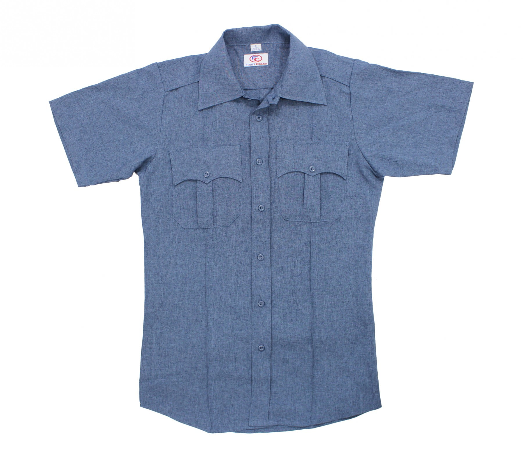 First Class 100% Polyester Short Sleeve Uniform Shirt - Walmart.com