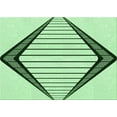 thumbnail image 1 of Ahgly Company Machine Washable Indoor Rectangle Transitional Mint Green Area Rugs, 2' x 3', 1 of 7