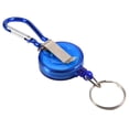 thumbnail image 1 of Herramienta de pesca, tapón de cordón de nailon, anillo retráctil, soporte de carrete, llavero (azul), 3 uds., 1 of 9