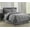 Gray, variant on Silky Soft Bed-in-a-Bag 8-Piece Comforter Set -- King White