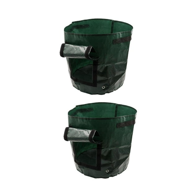 Maceta de Bolsas de de de Jardín de 2 Piezas con Solapa Exterior / Interior Los 23x28cm