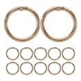 thumbnail image 3 of 20pcs Spring Ring Clips Metal Open Circle Keychain Rings Alloy Decorative Hardware Buckles Convenient Key Management For Bags Backpacks, 3 of 3