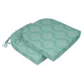 thumbnail image 2 of Vargottam Chaise à Manger en Forme de Coussin en Forme d'Impression Intérieure / Extérieurepadshome Décor Réversible et Machine Lavable DiningChairPad avec Liens de Ficelle - Lot de 2-Aquamarine, 2 of 8