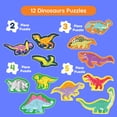 thumbnail image 2 of Puzzle Zicster Mi Primer Dinosaurio Montessori 12 Rompecabezas, 2 of 7