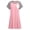 Pink, variant on ZVNAΖH Women's Maternity Nursing Dress, Colorblock Raglan Sleeve Breastfeeding Knee Length Dress with Hidden Zipper for Pregnancy, S-2XL