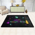 thumbnail image 2 of Dreamtimes Neon Spider Cat Hand Non-Slip Area Rug 72"x48", Happy Halloween Soft Non Slip Washable Floor Mats for Indoor Front Porch,Living Room, Bedroom,Kitchen, 2 of 7